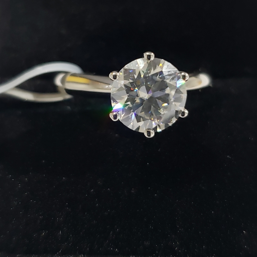 🆕️ $1500  2CT 14K D2.00 MOISSANITE WHITE GOLD - Picture 3 of 16